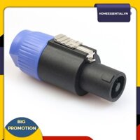 [Homeessential.vn] 10 Cái 4Pin NL4FC Đầu Nối Ohm Cắm Loa Cáp Âm Thanh Dây Cắm Adapter