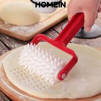 Homein Bánh Mì Kim Bánh Xe, Bánh Pizza Gia Đình Màu Đỏ Bột Docker, Bánh Ngọt Nướng Bánh Nhựa Con Lăn Lỗ Bánh Ngọt Bánh Quy Bánh Mì