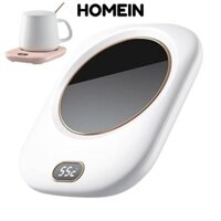 Homein Sưởi Coaster, USB 3 cấp Máy hâm nóng cà phê cốc chân không, Quà tặng 55°Sữa Coaster Ấm Giữ Nhiệt Thông Minh C