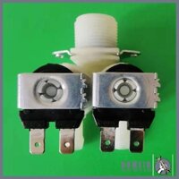 Homeiu 110V 220V 12V 24V 1 trong 2 Ra Thông Thường Đóng Cửa Nước Van Điện Từ Lưu Lượng