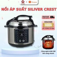 [HOMELIGHT] Nồi Áp Suất Điện SLIVER CREST Dung Tích 5L, Nồi Áp Suất Đa Chức Năng Nấu Được Cơm, Có Hẹn Giờ X581