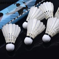 Homesogood 12 Quả bóng cầu lông tập luyện, Quả bóng luyện tập đánh bóng Cầu lông bền, Lông ngỗng Mảnh đơn phương Bóng cứng Bóng tập cho người mới bắt đầu