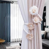 Homesogood 2 Dây Buộc Rèm Hoa, Kẹp Rèm Thanh Lịch Handmade, Sáng Tạo Tinh Tế Nhân Tạo Khóa Rèm Phòng Ngủ