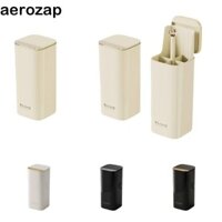 Homesogood Giá đỡ bàn chải trang điểm nâng tự động, Ống lưu trữ bàn chải trang điểm chống bụi dung tích lớn, đơn giản có nắp Hộp đựng bàn chải trang điểm bằng nhựa chống thấm nước, Hộp đựng máy tính để bàn