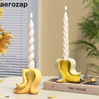 Homesogood Khuôn giữ nến chuối, Khuôn nến có thể tái sử dụng sáng tạo, Khuôn nến silicon không mùi thủ công mỹ nghệ