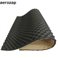 Homesogood Tấm xốp cách âm ô tô Tấm cách nhiệt Tấm cách âm Giảm cách âm 100 * 50 * 2cm Cotton cách âm