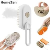 HomeZen 3in1 Pet tóc làm sạch bàn chải với bàn chải hơi nước Pet Dog Cat Steamy bàn chải đổ chải chuốt, phun chải chuốt lược với hơi nước