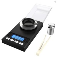 Homgeek Kỹ Thuật Số Milligram Bỏ Túi Cân Trang Sức Mini Bột Vàng Cân Cân Với Trọng Lượng Hiệu Chuẩn Nhíp, Chảo Cân, Màn Hình LCD