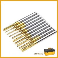 Homie 10 Cái 1 8 0 8-3 175mm PCB Mũi Khoan Khắc Máy Cắt CNC Đầu Mill Bộ
