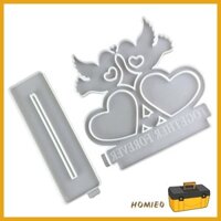 Homie Nhựa Khung Hình Khuôn Trái Tim Chim Khung Ảnh Thủ Công Khuôn Làm Đồ Trang Sức