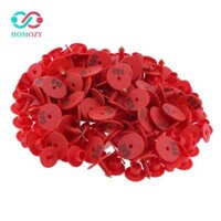 Homozy 100 CÁI Chăn nuôi được đánh số cho, con số rõ ràng và không bao giờ, dễ nhận biết - Đỏ