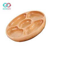 Homozy 5 Giỏ Bánh Kẹo Tròn Quà Tặng Khay Trái Cây Khô