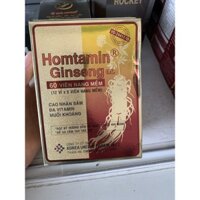 Homtamin Ginseng 60 viên nang mềm