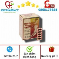 Homtamin Ginseng bổ sung vitamin và khoáng chất, giảm mệt mỏi (12 vỉ x 5 viên)