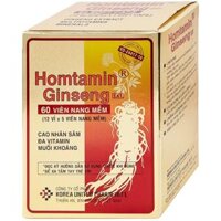 Homtamin Ginseng (H12vỉ x5viên)