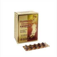 Homtamin ginseng hộp 12vỉ *5viên, bồi bổ cơ thể, tăng đề kháng, hết mệt mỏi
