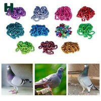 Homyl 100 Miếng Dove Chân Dây Bồ Câu Chân Nhẫn Di Động Nhận Dạng Chim Được Đánh Số Cho Lovebird Canary Gà Nhỏ