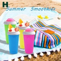 Homyl 350ml Slush Chilled Slushy Maker Cốc làm mát nhanh Sữa lắc Chai Smoothie Cup