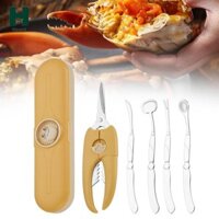 Homyl 6 Miếng Cua Bộ Dụng Cụ Ăn Cua Lột Cho Tiệc Nhà Bếp Khách Sạn