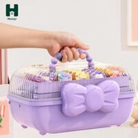 Homyl Hộp đựng phụ kiện trang sức / kẹp tóc / dây chuyền cho bé Homyl sức chứa lớn