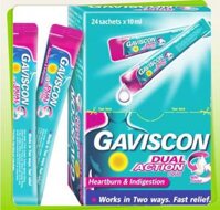 Hỗn dịch uống Gaviscon Dual Action trị trào ngược dạ dày thực quản