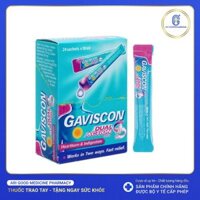 Hỗn dịch uống Gaviscon Dual Action trị trào ngược dạ dày, thực quản (24 gói x 10ml)