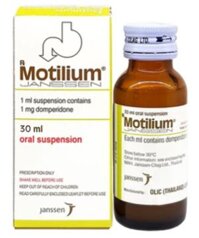 Hỗn dịch uống Motilium Janssen (Domperidone) điều trị triệu chứng nôn và buồn nôn (30ml)