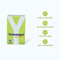 Hỗn dịch uống Yumangel trị viêm loét dạ dày tá tràng, trào ngược dạ dày thực quản