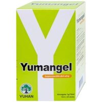 Hỗn dịch uống Yumangel Yuhan kháng acid và cả thiện loét dạ dày – tá tràng (20 gói x 15ml)