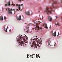 Hỗn Hợp 5A Nhỏ Tròn Trắng Màu Zircon Haoshi Rời Đá Nhân Tạo CZ Tổng Hợp Kim Cương Vỡ Hạt Kim Cương Kẻ Sọc diy