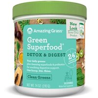 HỔN HỢP BỘT RAU CỦ QUẢ HỮU CƠ THẢI ĐỘC AMAZING GRASS - DETOX & DIGEST