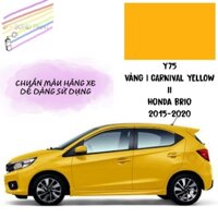 HONDA BRIO MÀU VÀNG - BÌNH XỊT SƠN XÓA VẾT XƯỚC Ô TÔ 400ML (MÃ MÀU Y75)