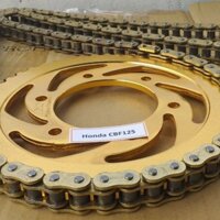 Honda CBF 125cc- Bộ Nhông Sên Đĩa D.I.D Vàng ThaiLand- 10Li