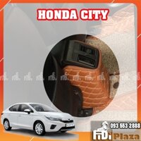 Honda City 2015 - 2023 - Thảm 6D ốp bảo vệ hộp gió điều hòa ở giữa hàng 2 ô Tô Chống Trầy Xước.