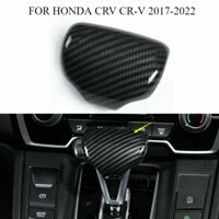 Honda CRV CR-V 2017-2022 BÌA KNOB GEAR CARBON CÓ BĂNG BÊN ĐÔI