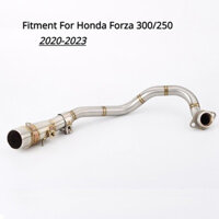 Honda Forza300 Foza250 Header Pipe Fitment 2020-2023 Sửa đổi hệ thống xả xe máy Kết nối với bộ giảm thanh I.D 51MM / 2 '