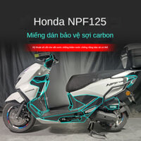 Honda NPF125 Sợi Carbon Miếng Dán Chống Thấm Nước Chống Nắng Khối Chống Trầy Xước Trầy Xước Phim Bảo Vệ Cơ Thể XXA2