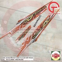 Honda - Tem , Decal Xe Máy Honda Wave Anpha Mới Màu Cam Bền Đẹp , Không Bay Màu Chính Hãng