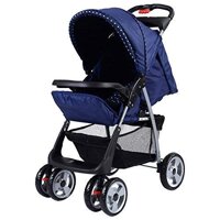 Honey Joy Baby Stroller, Foldable Baby Buggy Pushchair, Compact Infant Umbrella Stroller with 5-Point Safety Harness/Parent and Child Tray/Canopy/S...