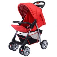 Honey Joy Baby Stroller, Foldable Baby Buggy Pushchair, Compact Infant Umbrella Stroller with 5-Point Safety Harness/Parent and Child Tray/Canopy/S...