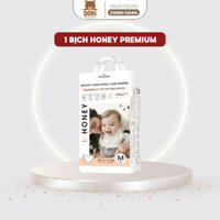 [HONEY PREMIUM] 1 Bịch Tã Bỉm Dán Quần Honey Premium Chính Hãng Đủ Size Cho Bé