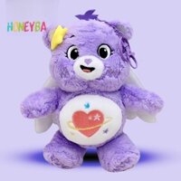Honeyba  Chăm Sóc Hoạt Hình Trái Tim Gấu Đôi Cánh Nhỏ Mặt Dây Chuyền Móc Khóa Xe Kawaii Móc Khóa Ba Lô Tinh Tế Phụ Kiện Trang Trí Quà Tặng Đẹp