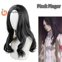 Honeyheart Attack On Titan Pieck Finger Cosplay Tóc Giả Dài 60cm Tóc Đen Chịu Nhiệt Tổng Hợp Tóc Giả Halloween Đảng Phụ Nữ Vai Trò Đạo Cụ Đẹp