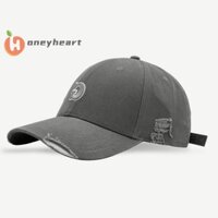 Honeyheart  Mũ bóng chày thêu phiên bản Hàn Quốc có lỗ Mũ mỏ vịt thời trang đẹp