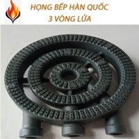 Họng bếp gas hàn quốc 3 vòng lửa,họng bếp gas công nghiệp,mâm chia lửa bếp hàn quốc(có kèm ống gas)