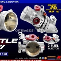 Họng co xăng, bướm ga xe EXCITER 150 sài 2 kim phun 42mm