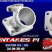 Họng co xăng Fi CNC xe EXCITER 135, 150, Y15ZR mẫu số 8
