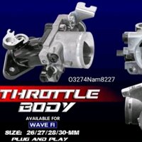 Họng co xăng, nạp bướm ga Fi xe DREAM, WAVE... đủ size