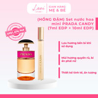 (HỒNG ĐẬM) Set nước hoa mini PRADA CANDY (7ml EDP + 10ml EDP)