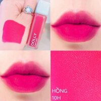 HỒNG DOLLY-HỒNG 10h son Dolly SUPPER MATTE, SON LÌ CHẤT MỊN mua 1 tặng 1 💄